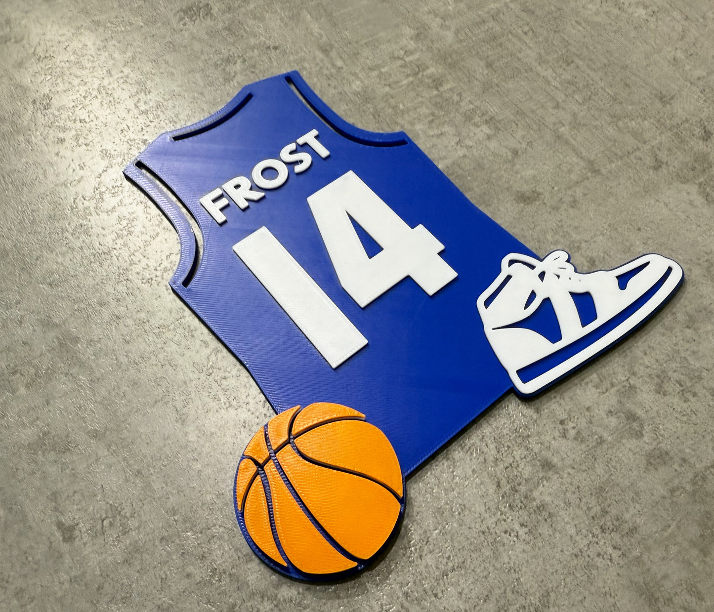 Basketball Jersey Wall Sign