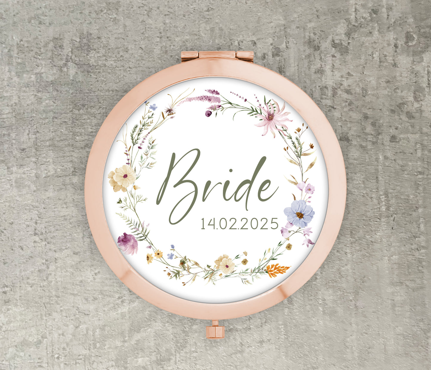 Bride Spring Flowers Mirror