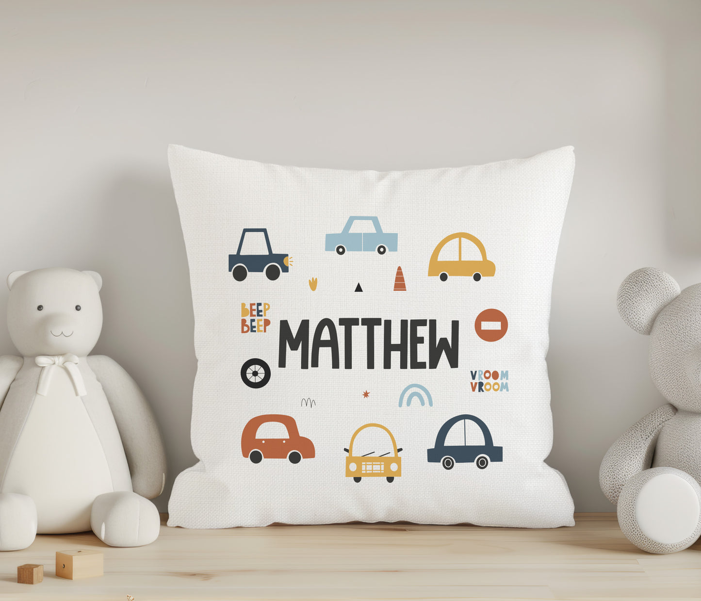 Boys Car Cushion