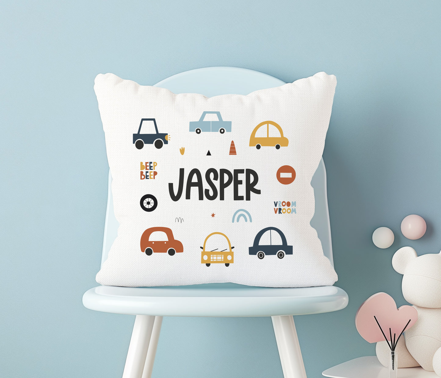 Boys Car Cushion