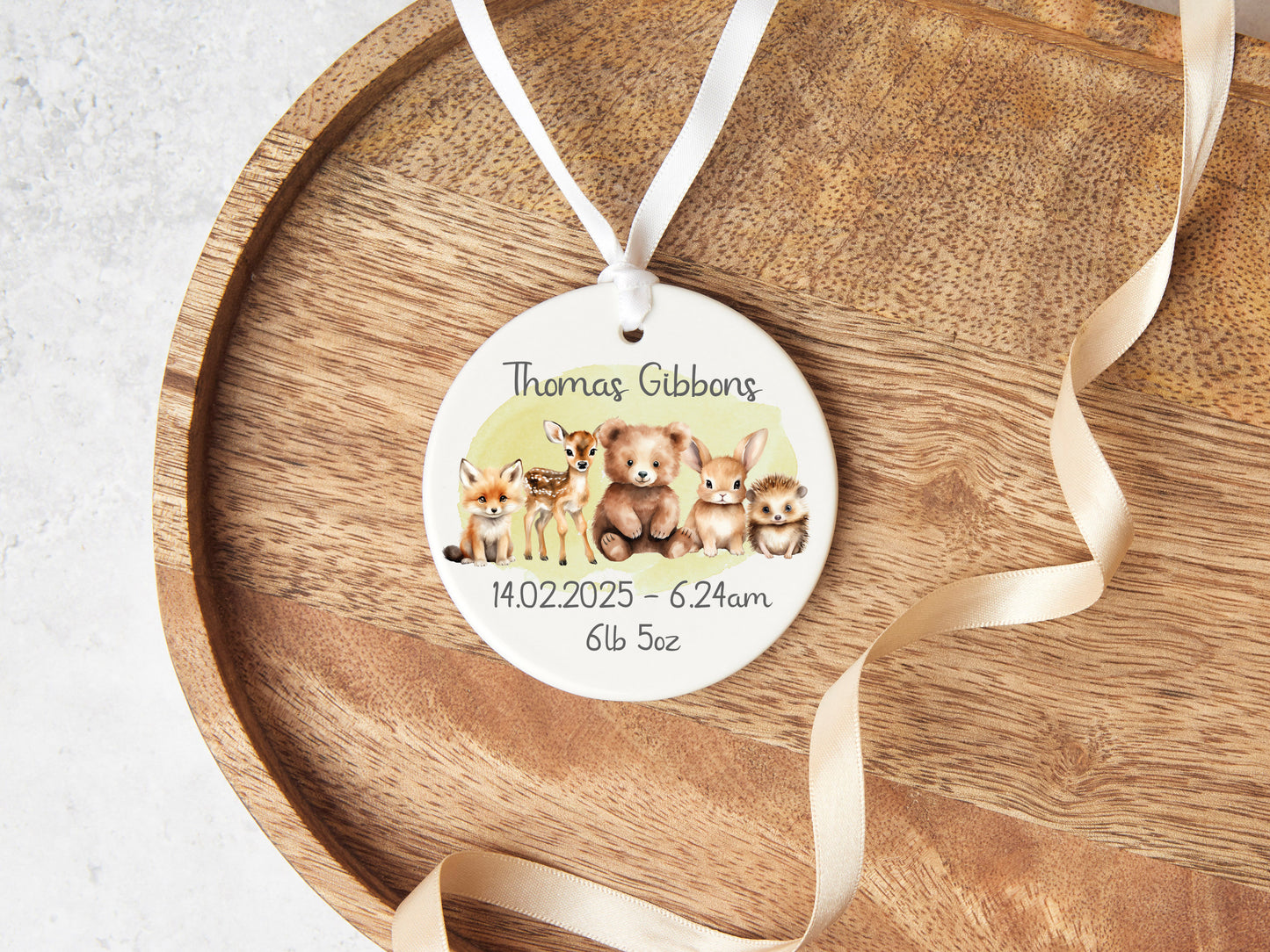 Forest animal new baby gift perfect for a forest themed nursery