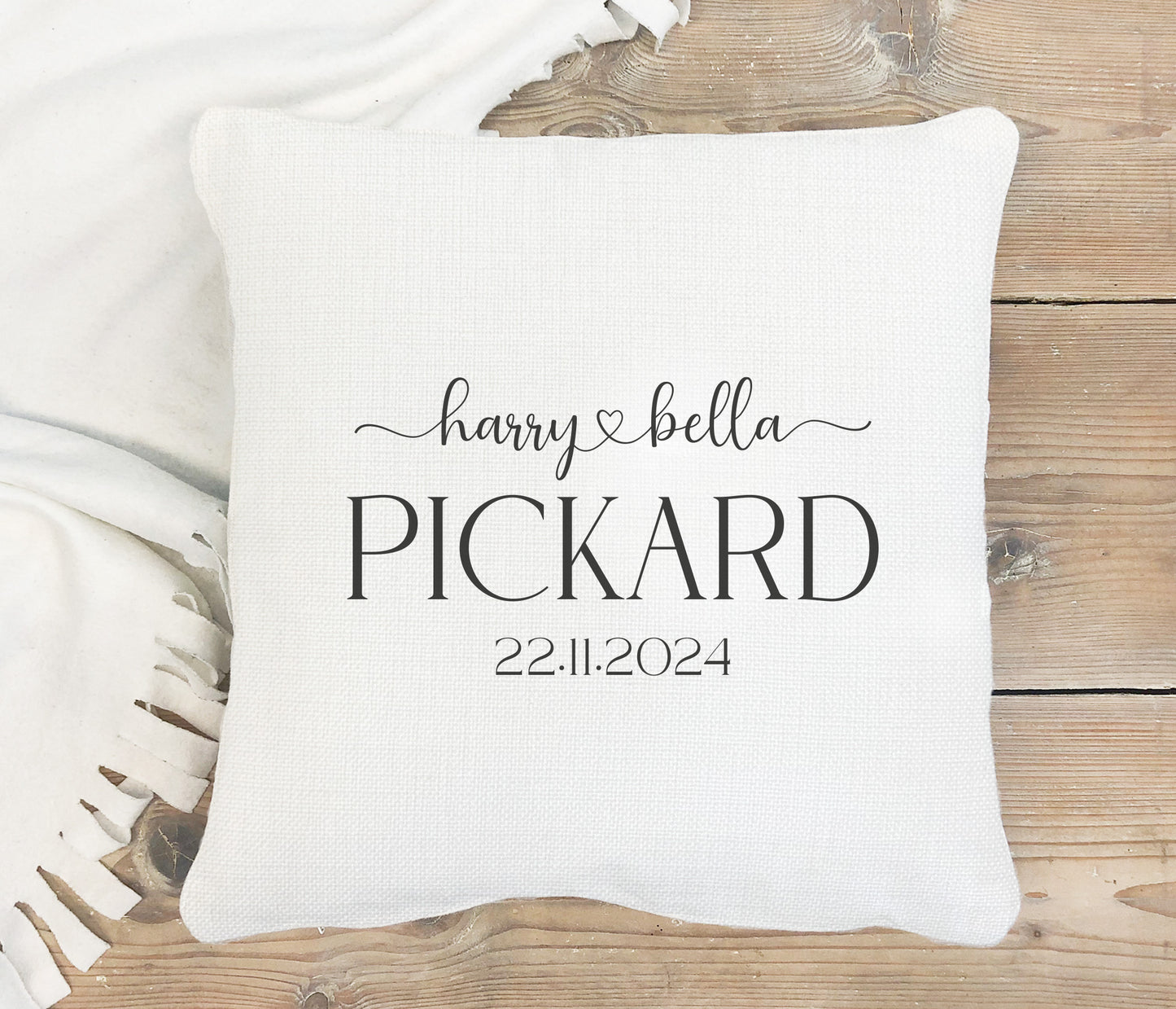 Wedding Names Cushion