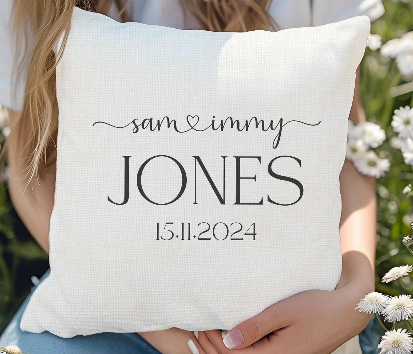 Wedding Names Cushion