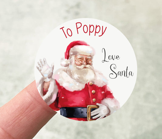 Love Santa Stickers