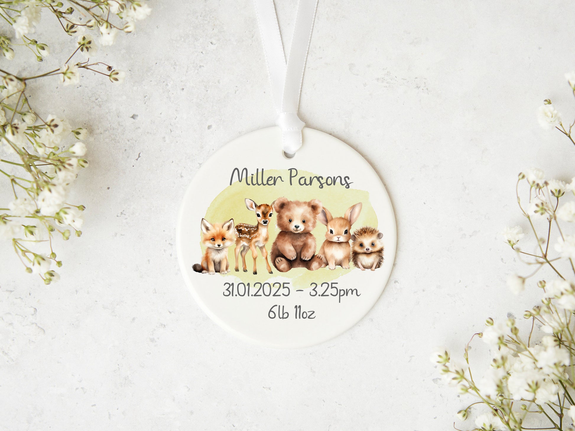 Personalised gift for new baby