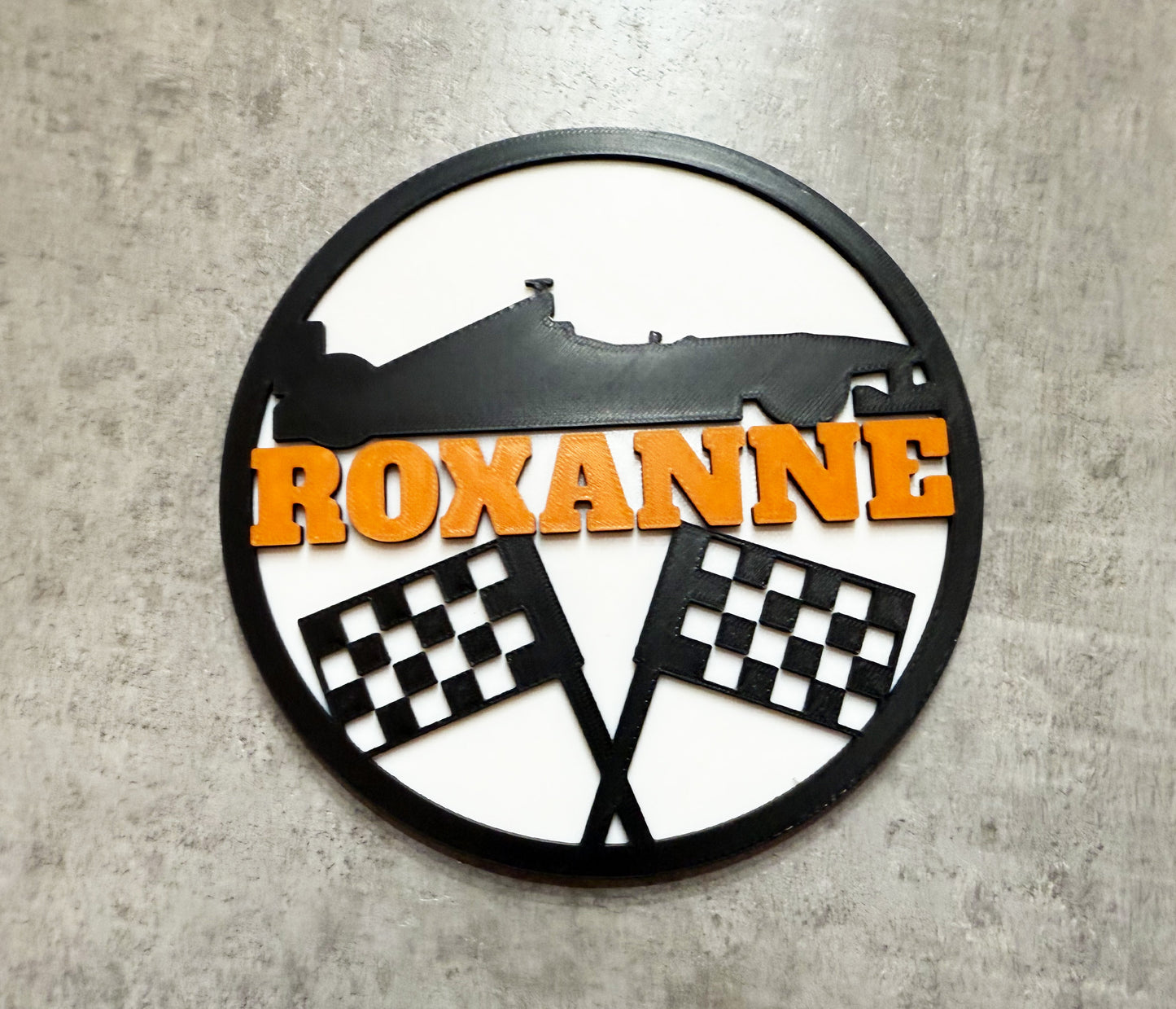 Race Car Wall Sign