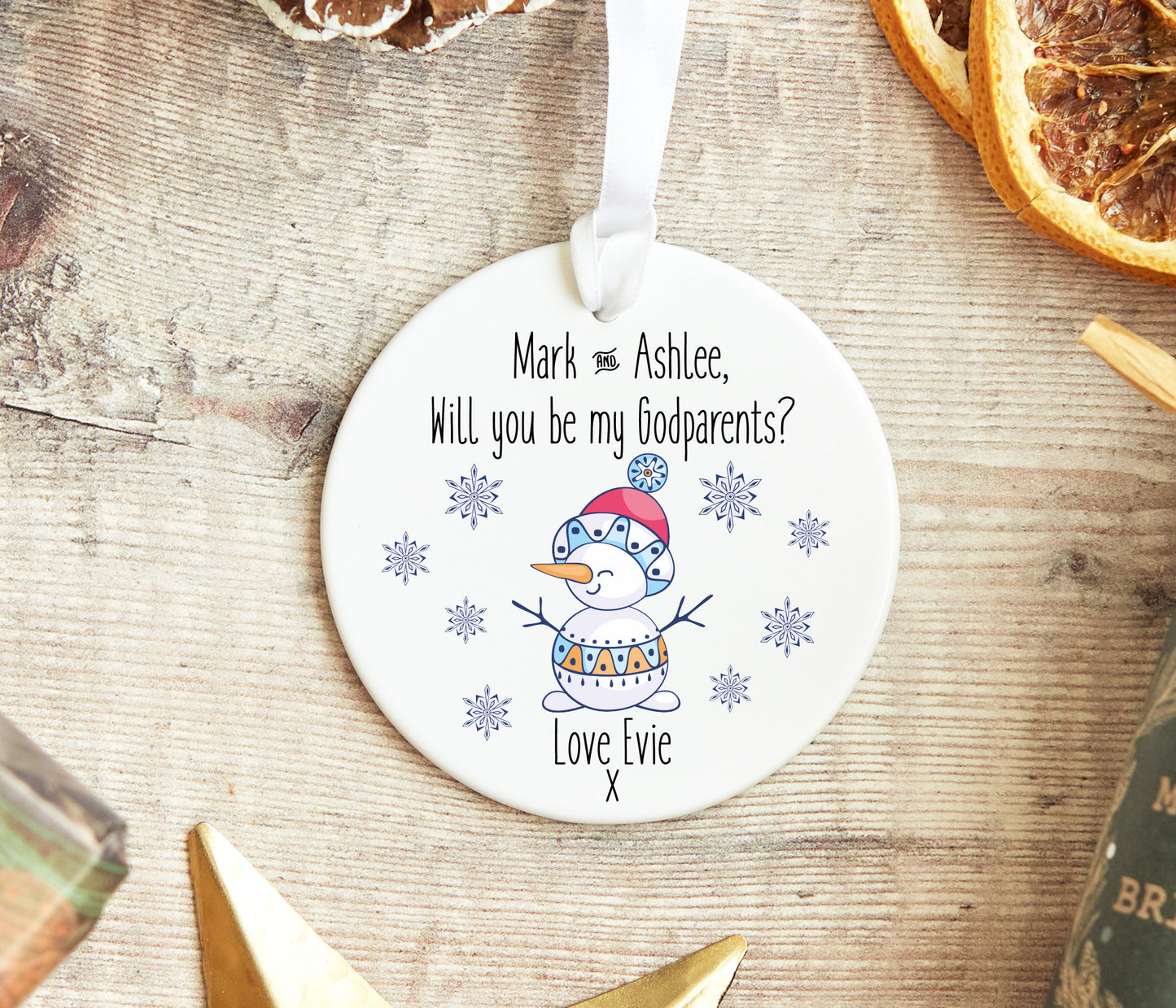 Godparents Proposal Bauble