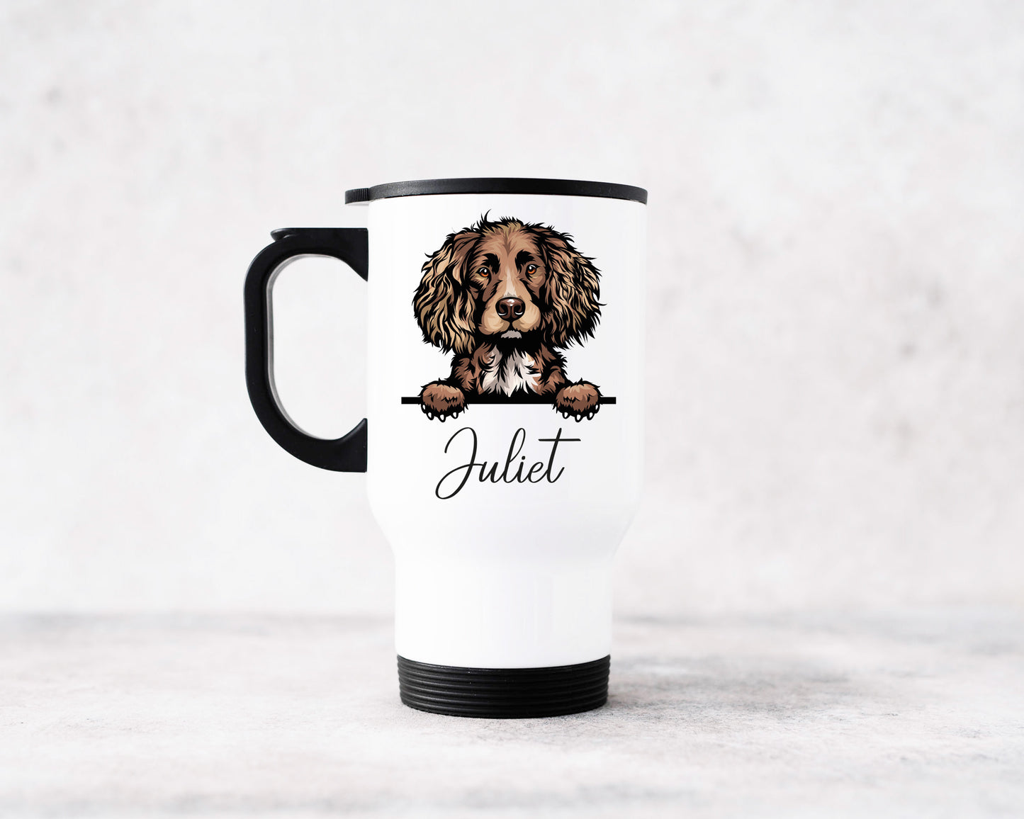 Chocolate Cocker Spaniel Travel Mug