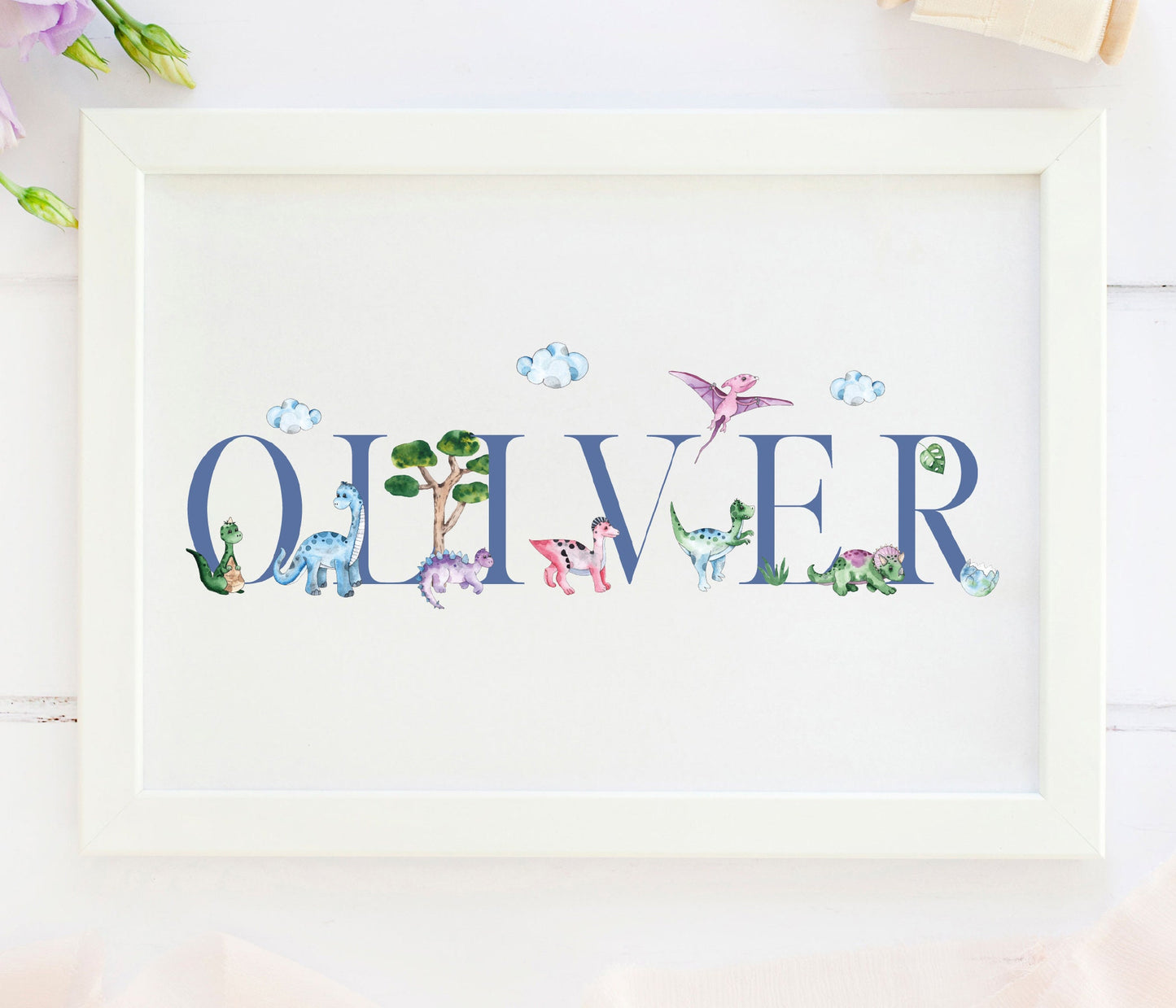 Dinosaur Name Print