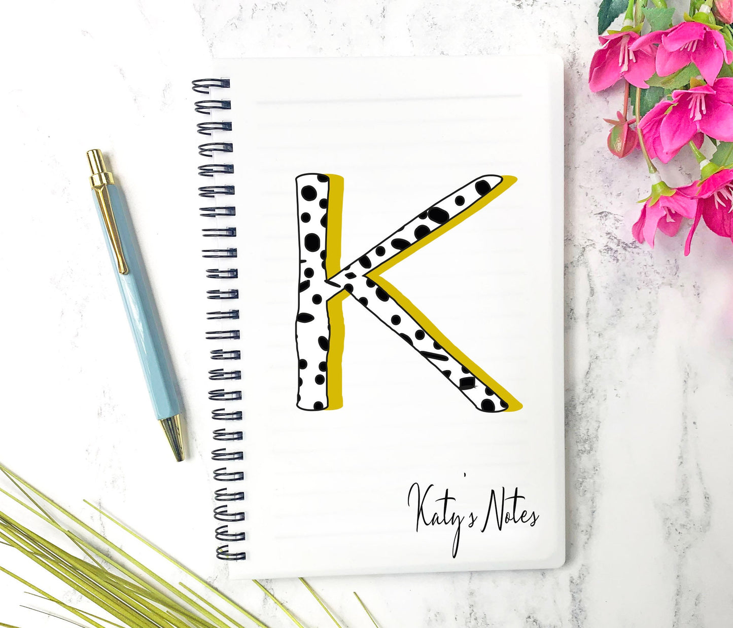 Dalmatian Initial Notebook