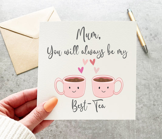 Mum Best-Tea Card