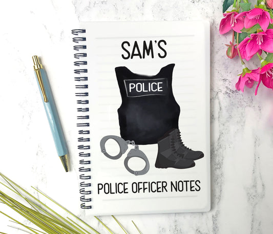 Police Uniform Notebook