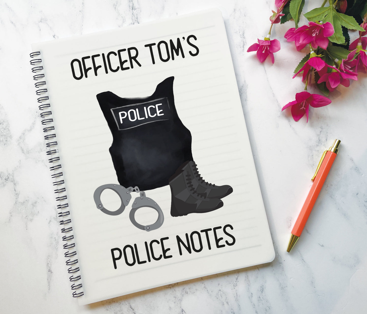 Police Uniform Notebook