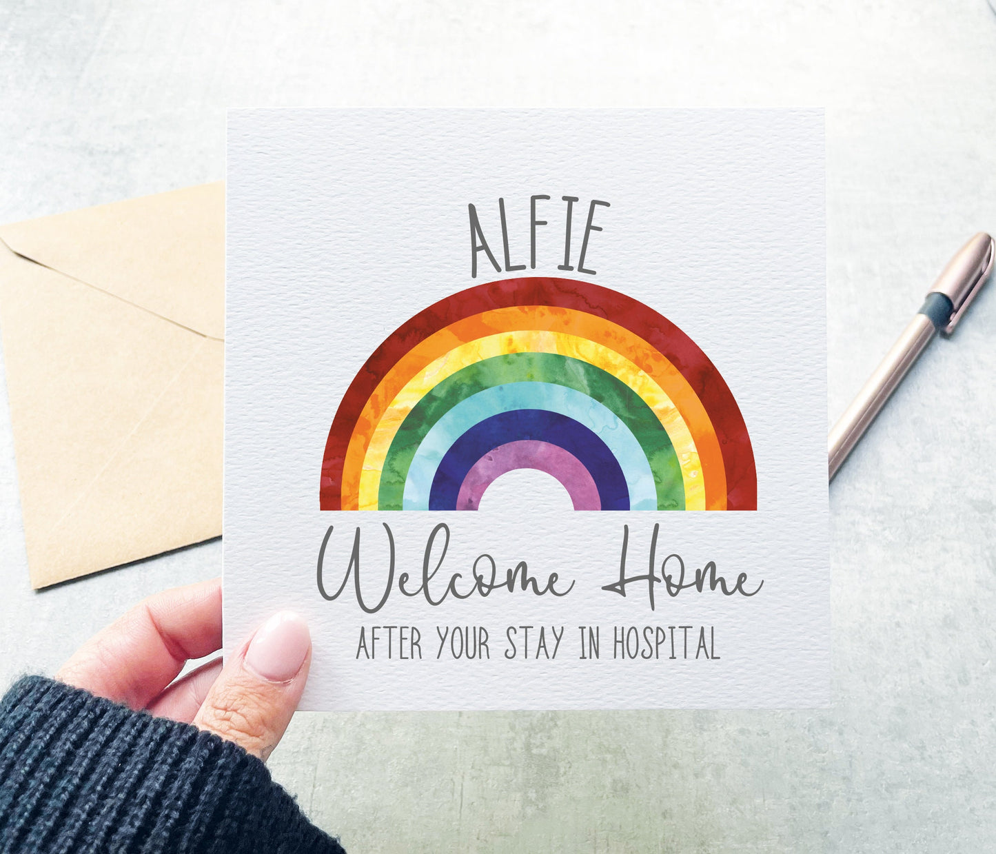 Welcome Home From Hospital Card