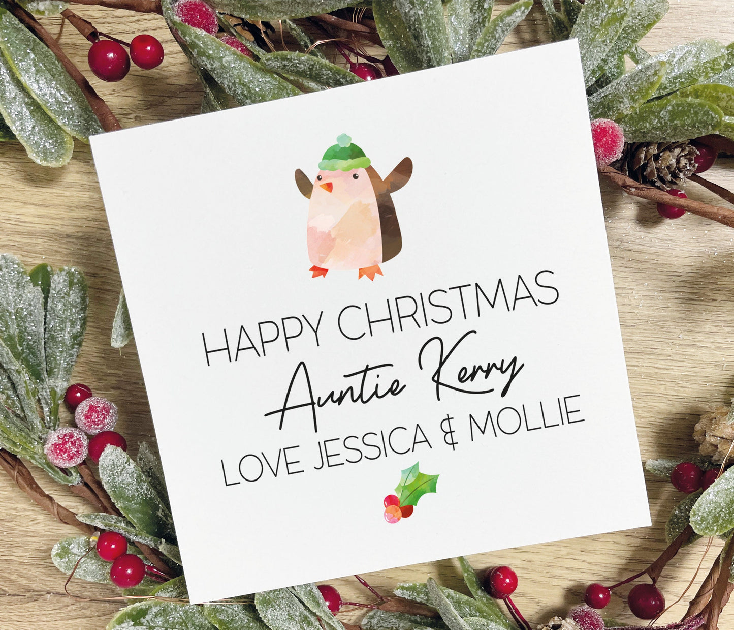 Auntie Penguin Card