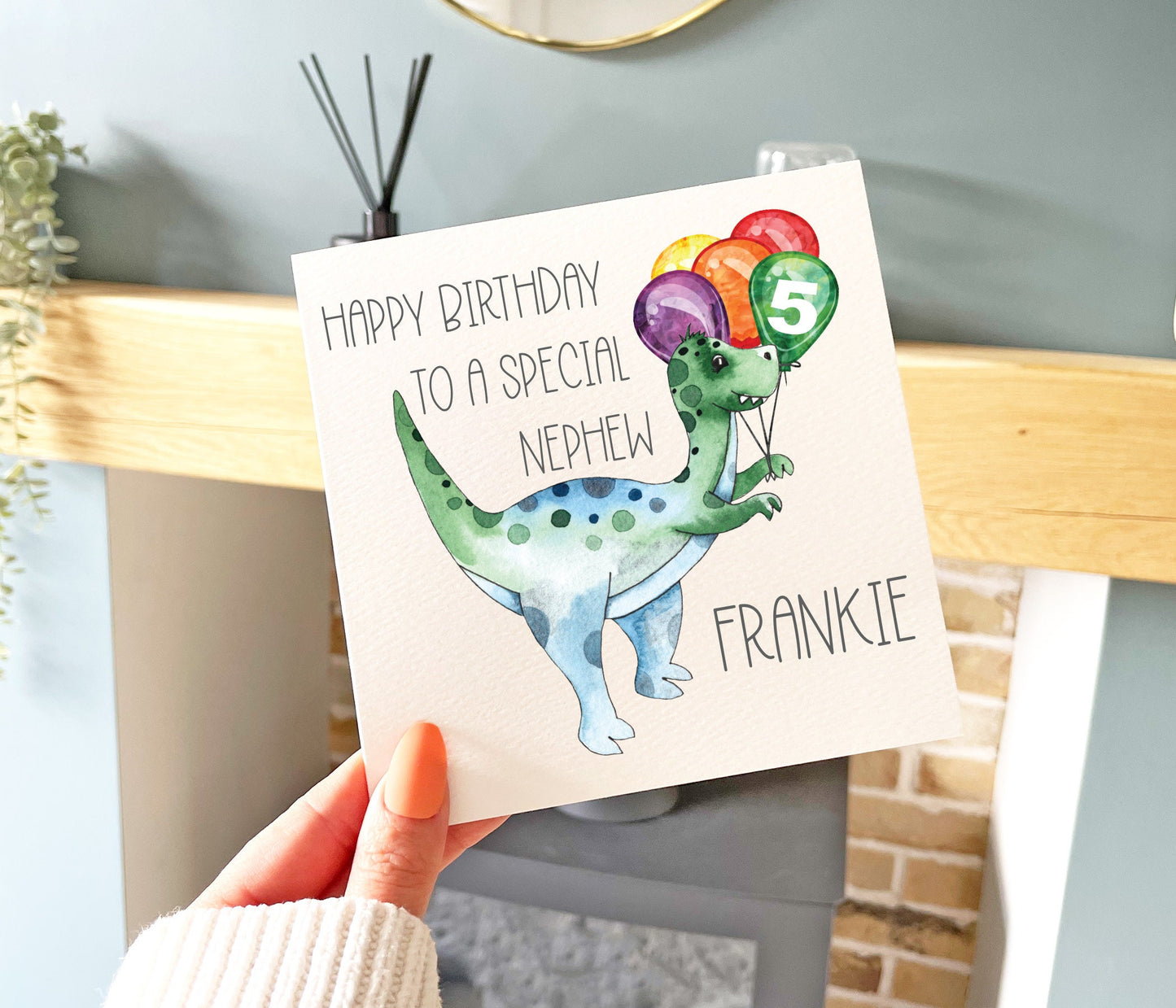 Nephew Dinosaur Birthday Card