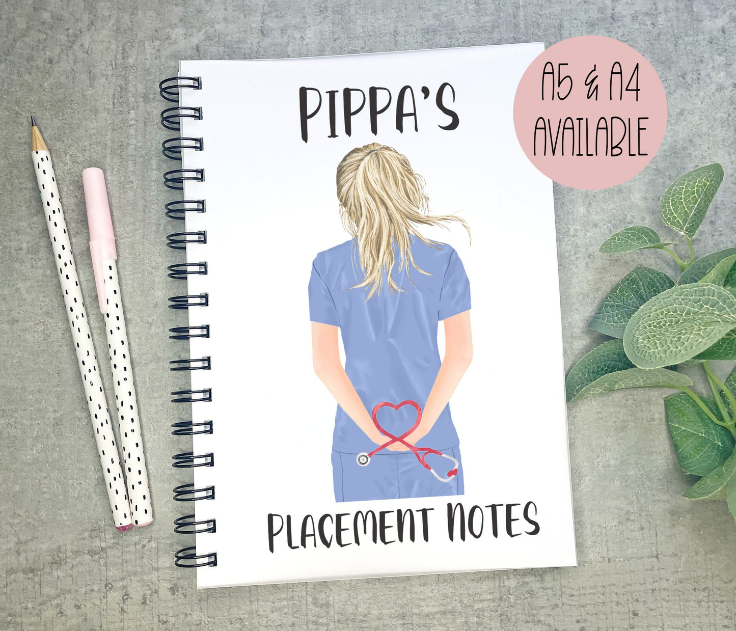 Placement Notes Notebook