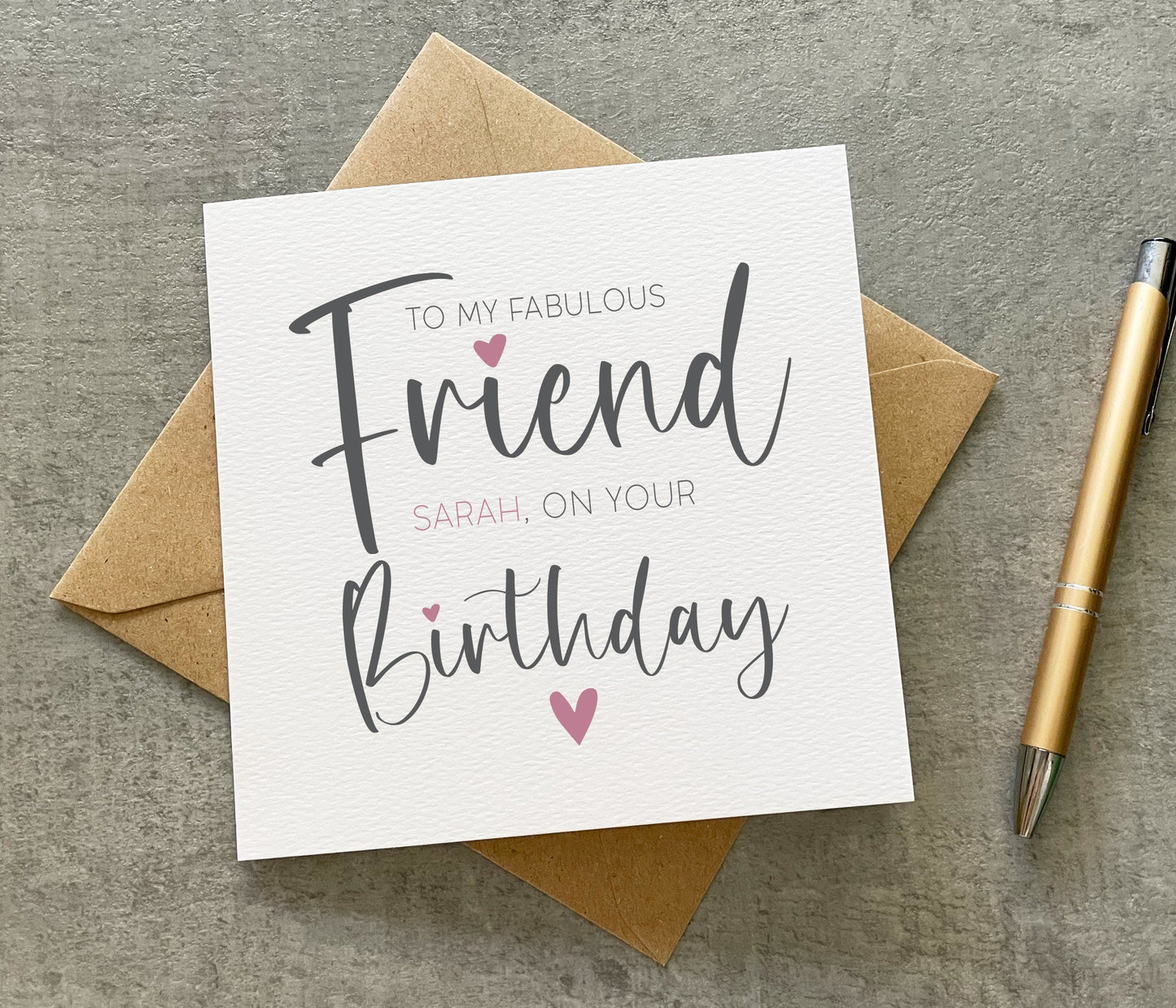 Fabulous Friend Birthday Card