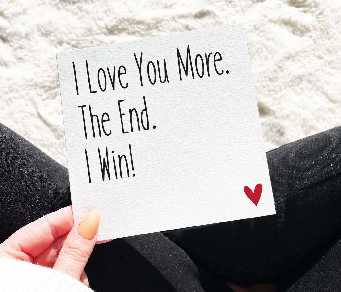 Love You More Card