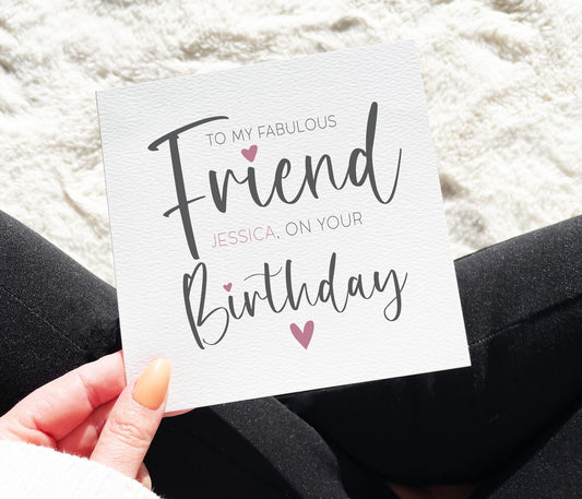 Fabulous Friend Birthday Card