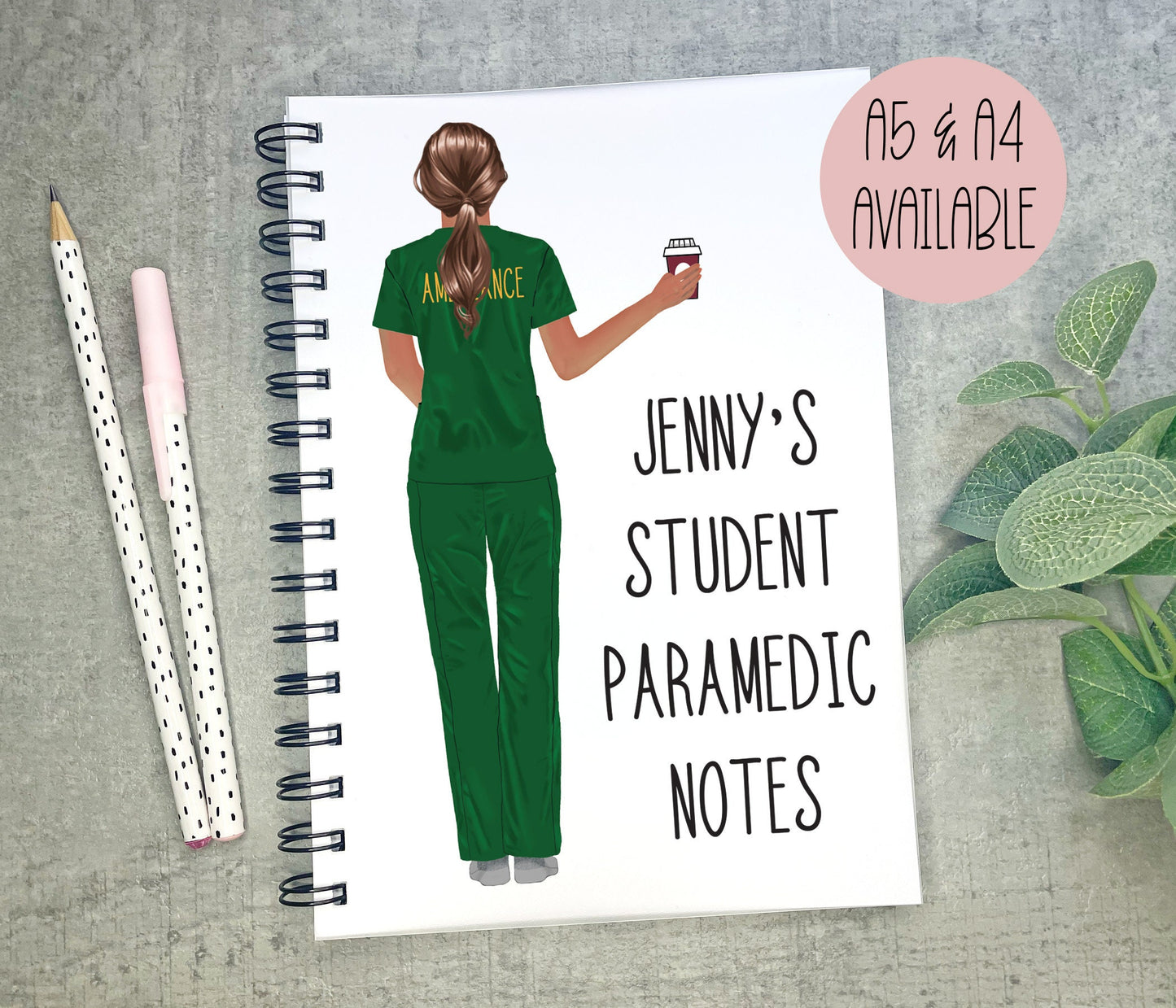 Student Paramedic Coffee Notebook