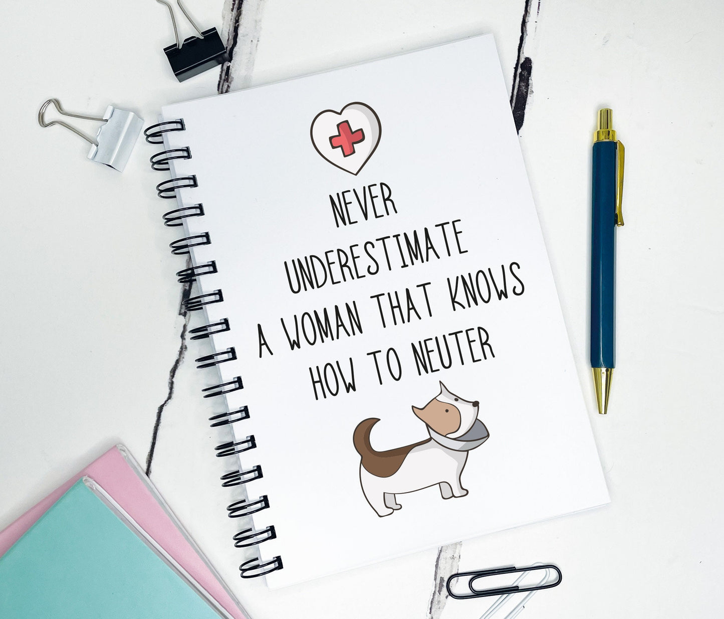 Funny Vet Neuter Notebook