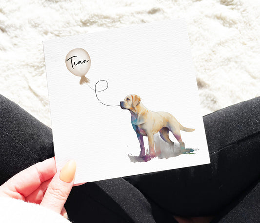 Labrador Birthday Card