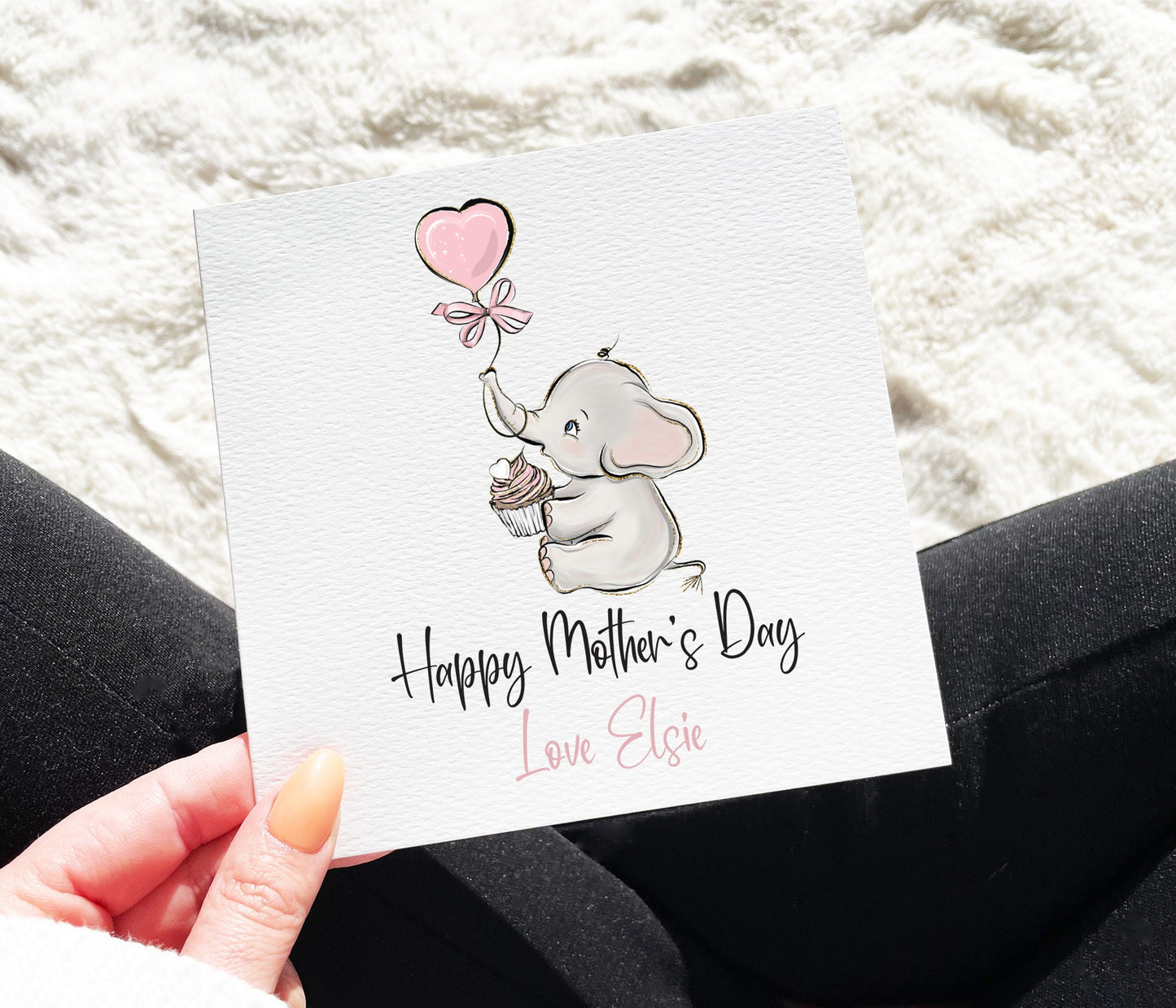 Elephant Mother's Day Card