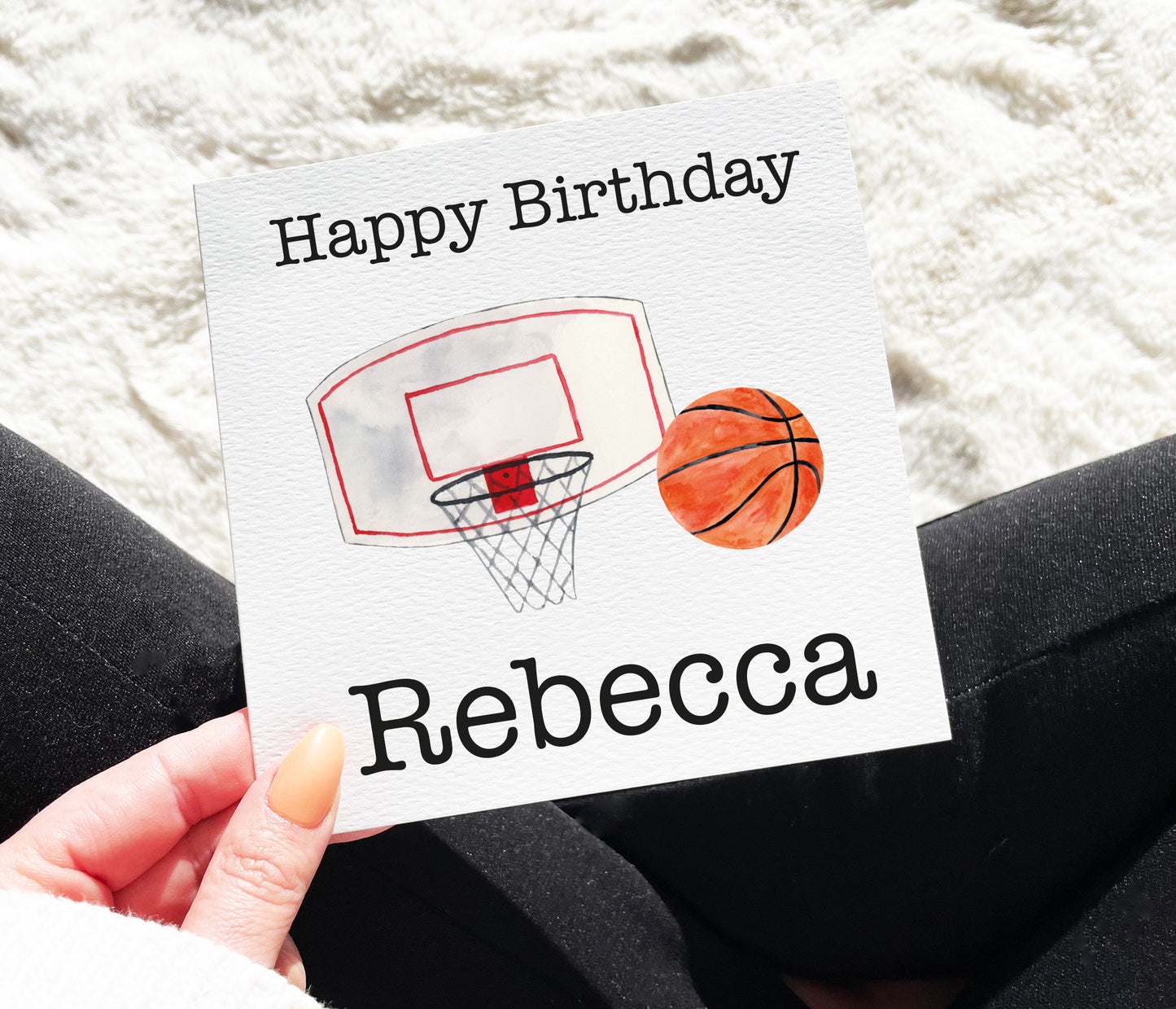 Basketball Birthday Card