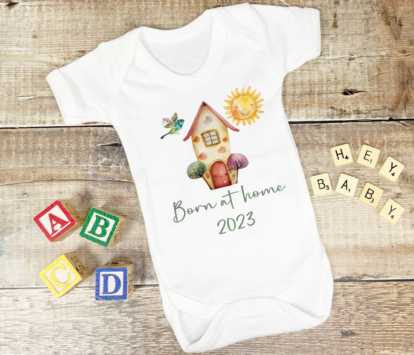 Born At Home Baby Vest