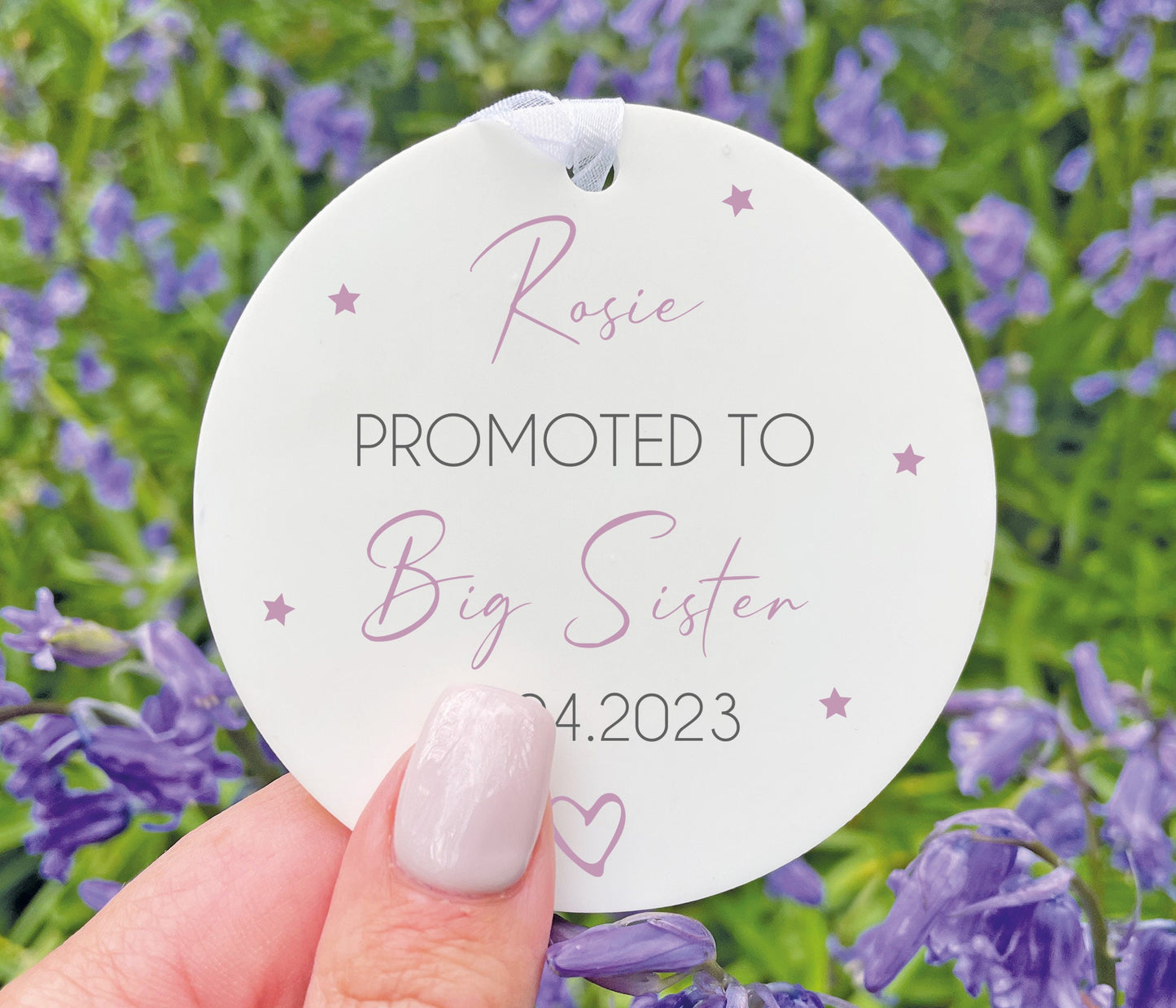 Big Sister Promotion Ornament