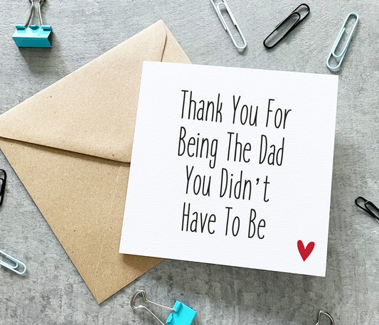 Step Dad Card