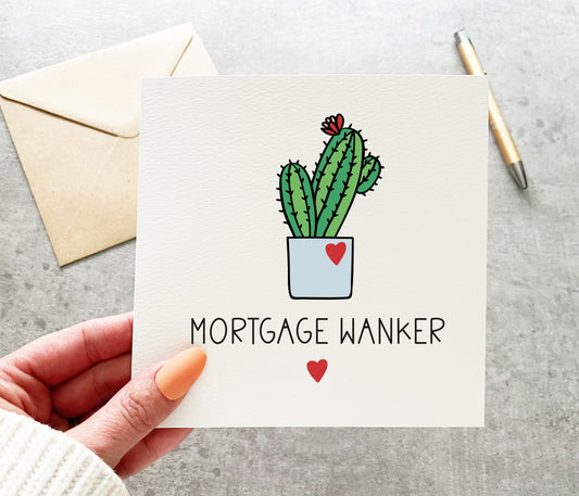 Mortgage Wanker Card