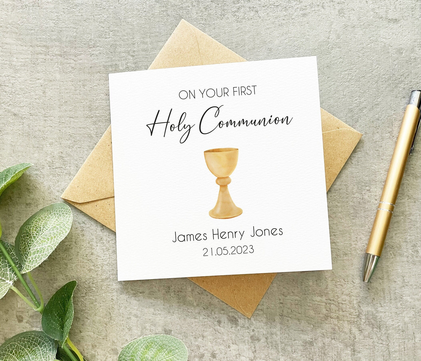 First Holy Communion Card