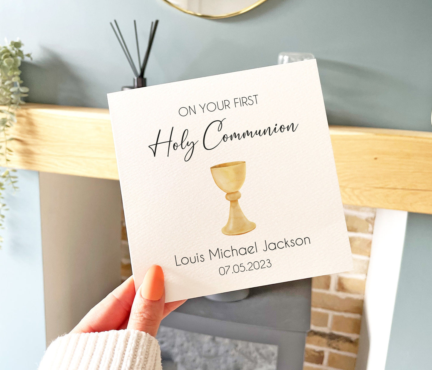 First Holy Communion Card