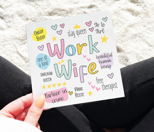 Work Wife Affirmations Card