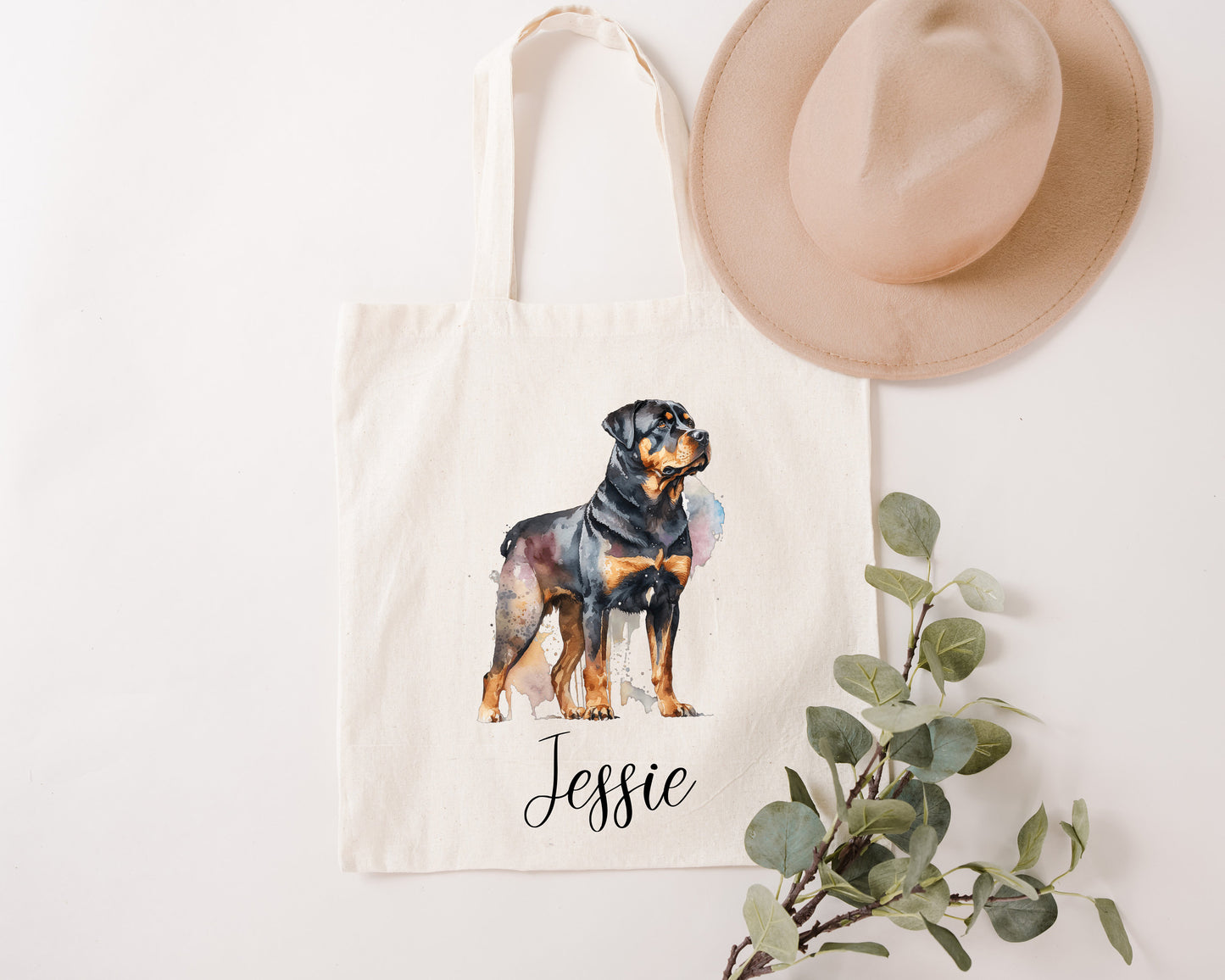 Rottweiler Tote Bag