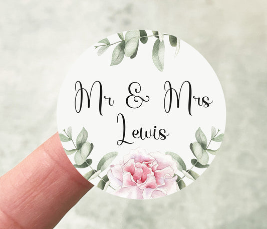 Rose Wedding Stickers