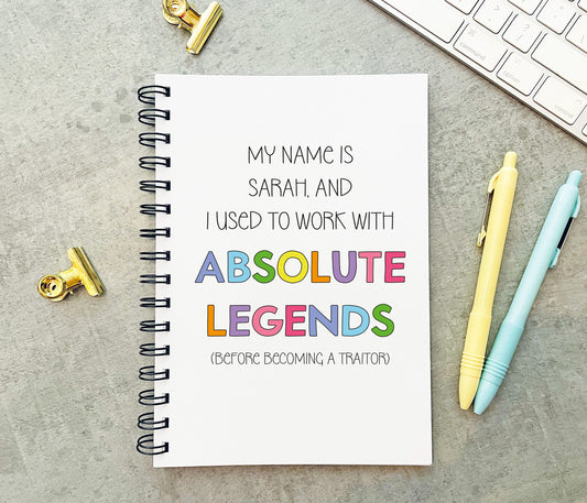 Used To Work With Legends Notebook