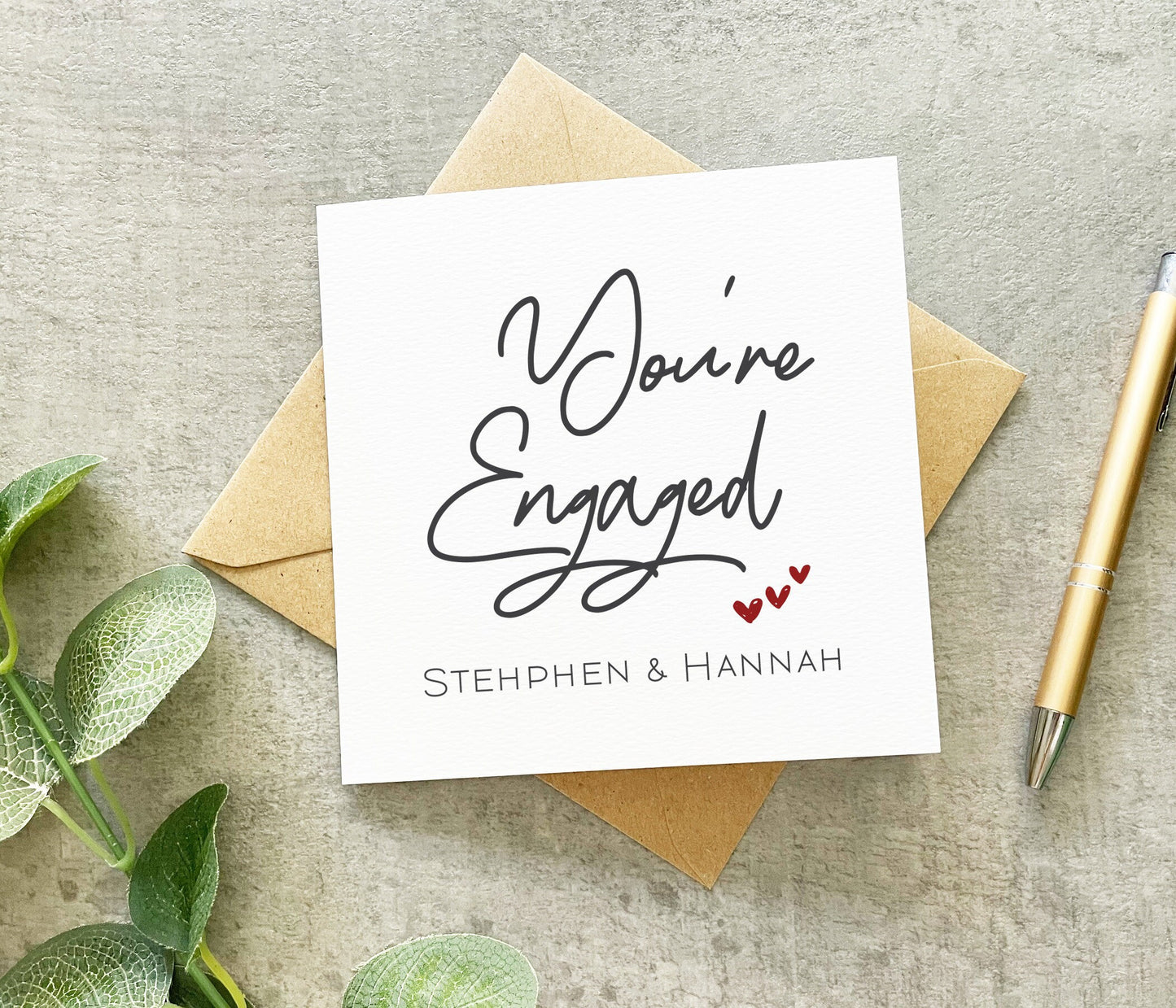 You're Engaged Card