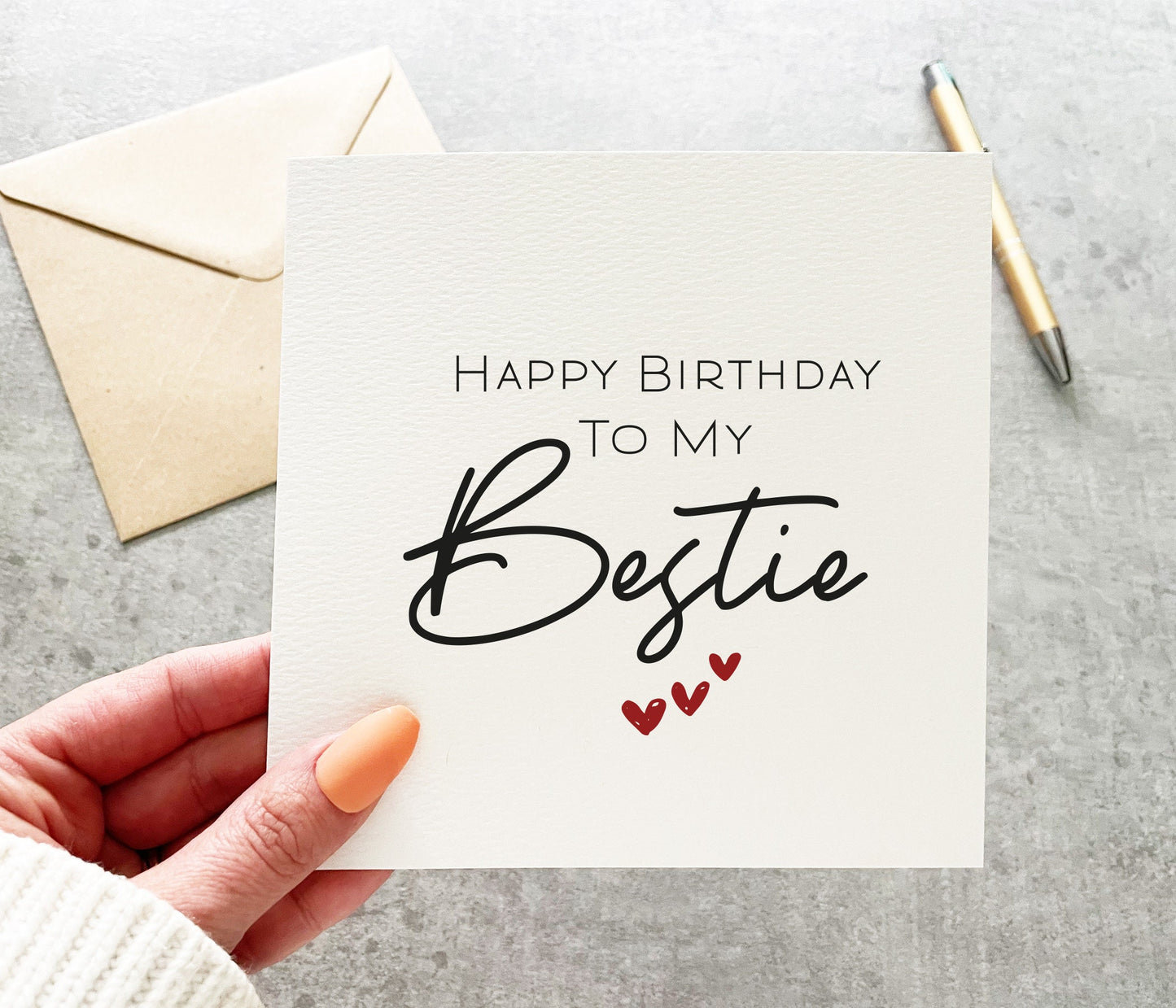 Bestie Birthday Card