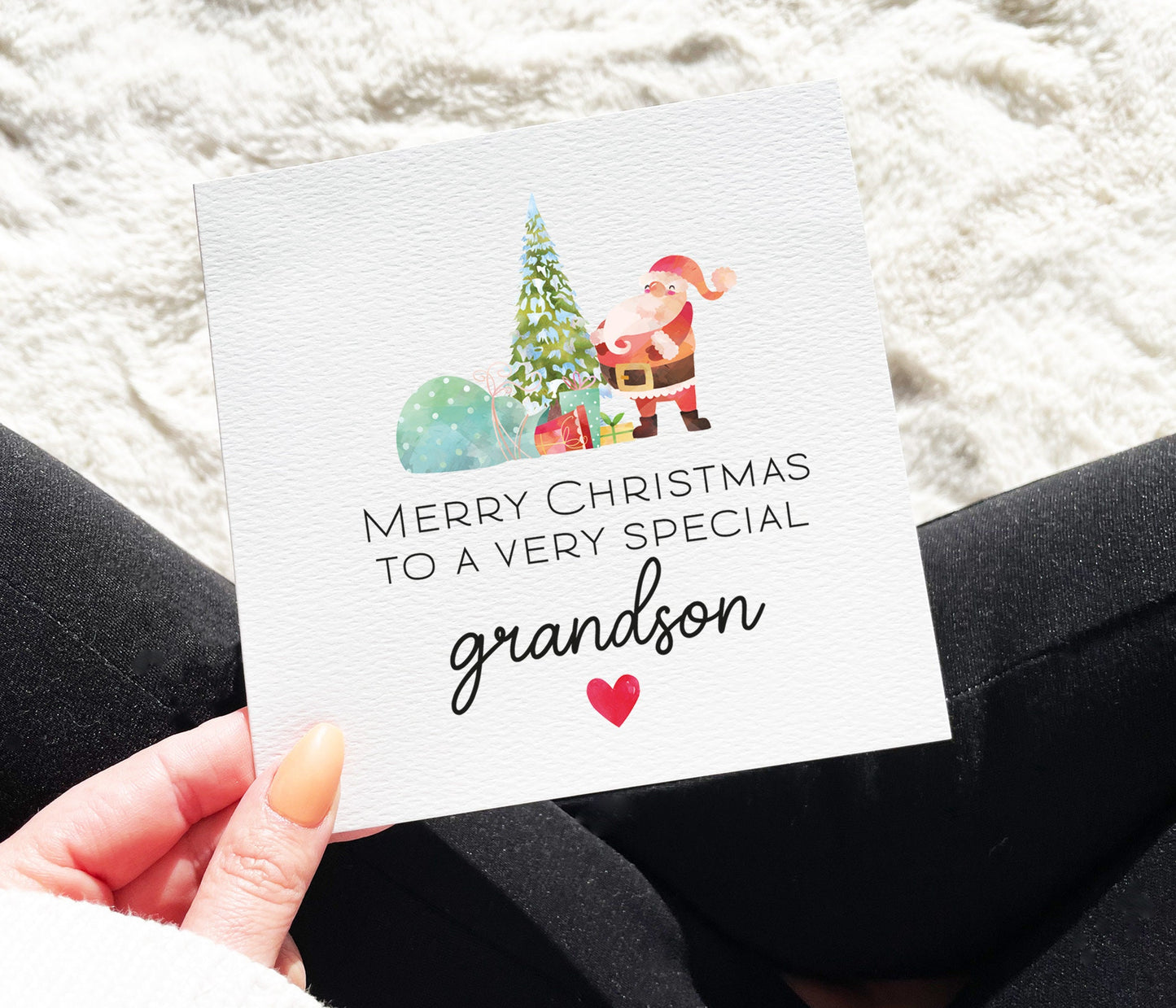 Special Grandson Christmas Card