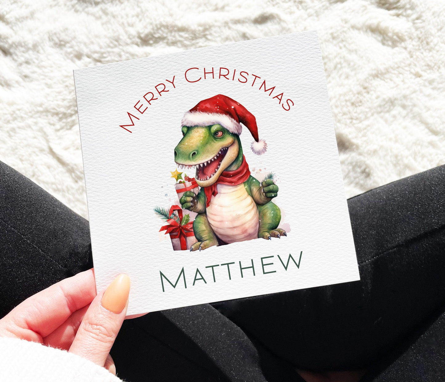 T-REX Christmas Card