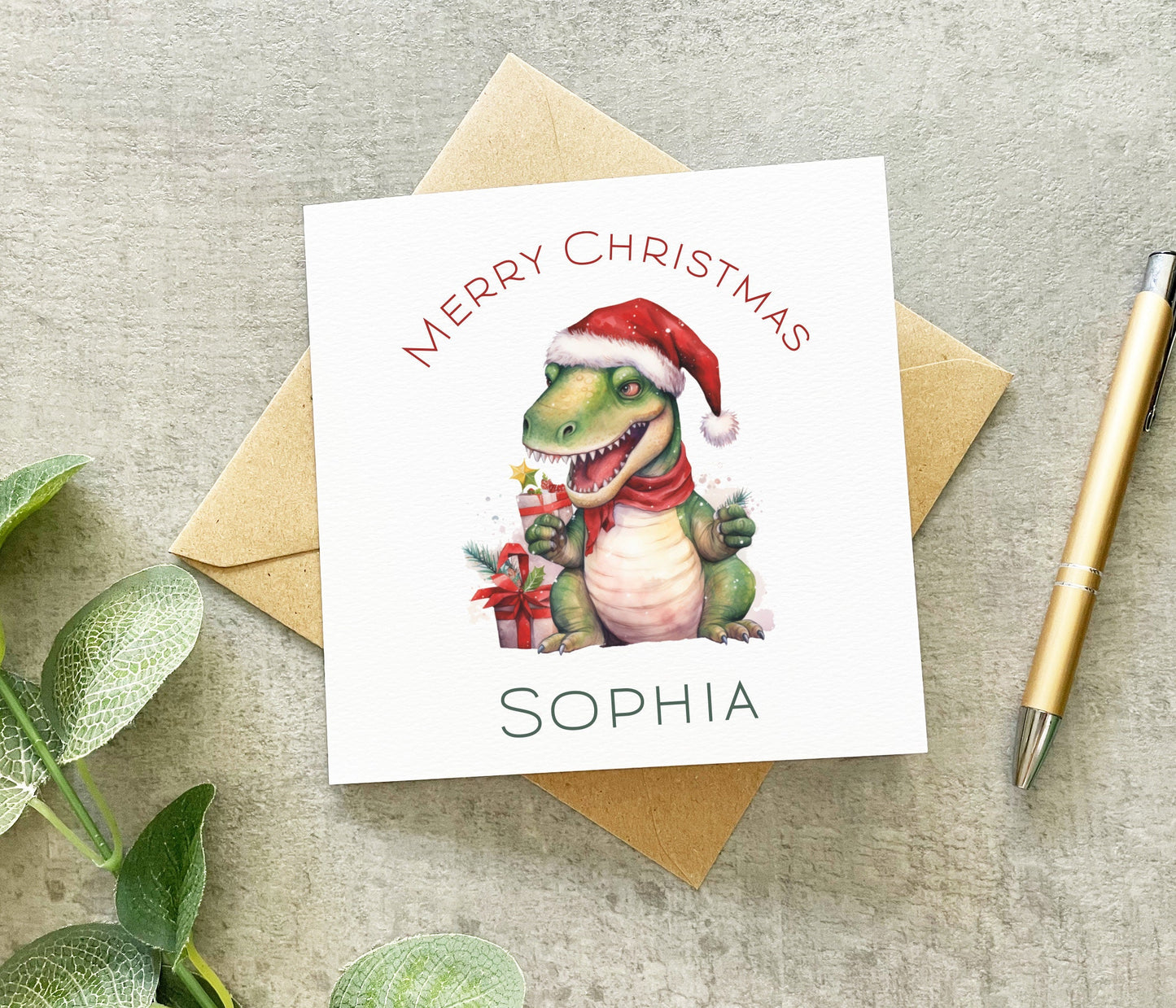 T-REX Christmas Card