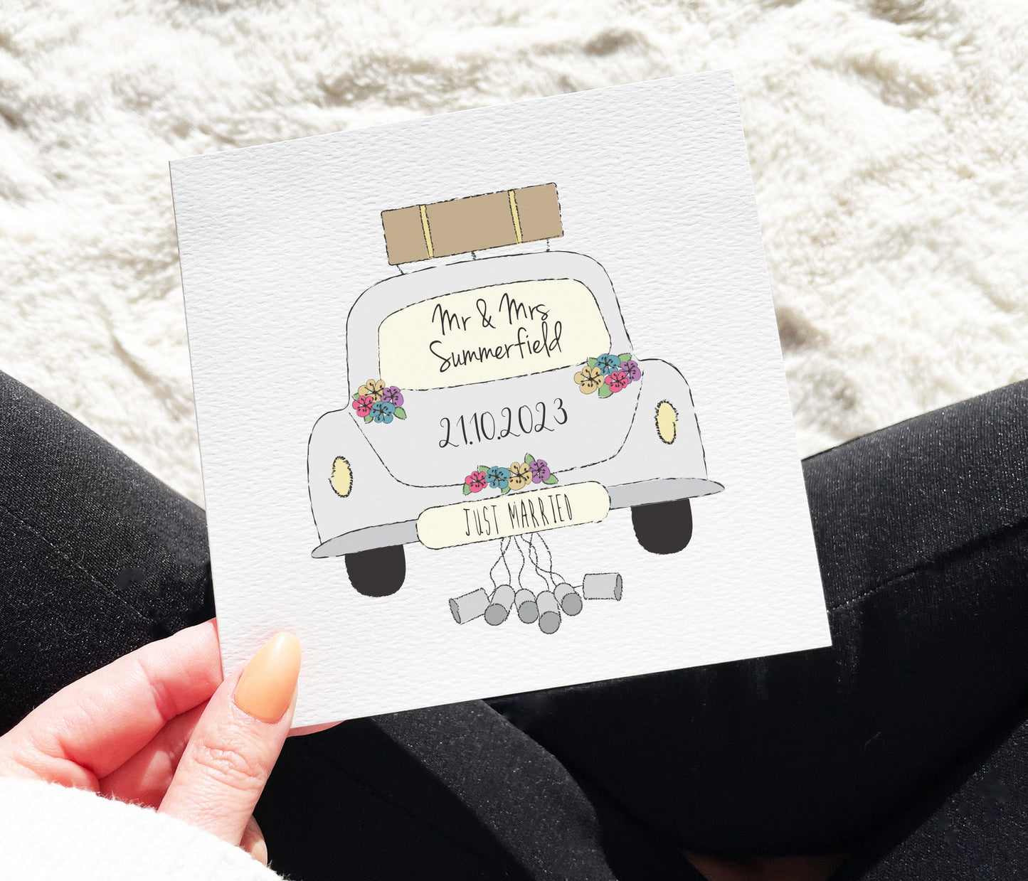 Wedding Car Card