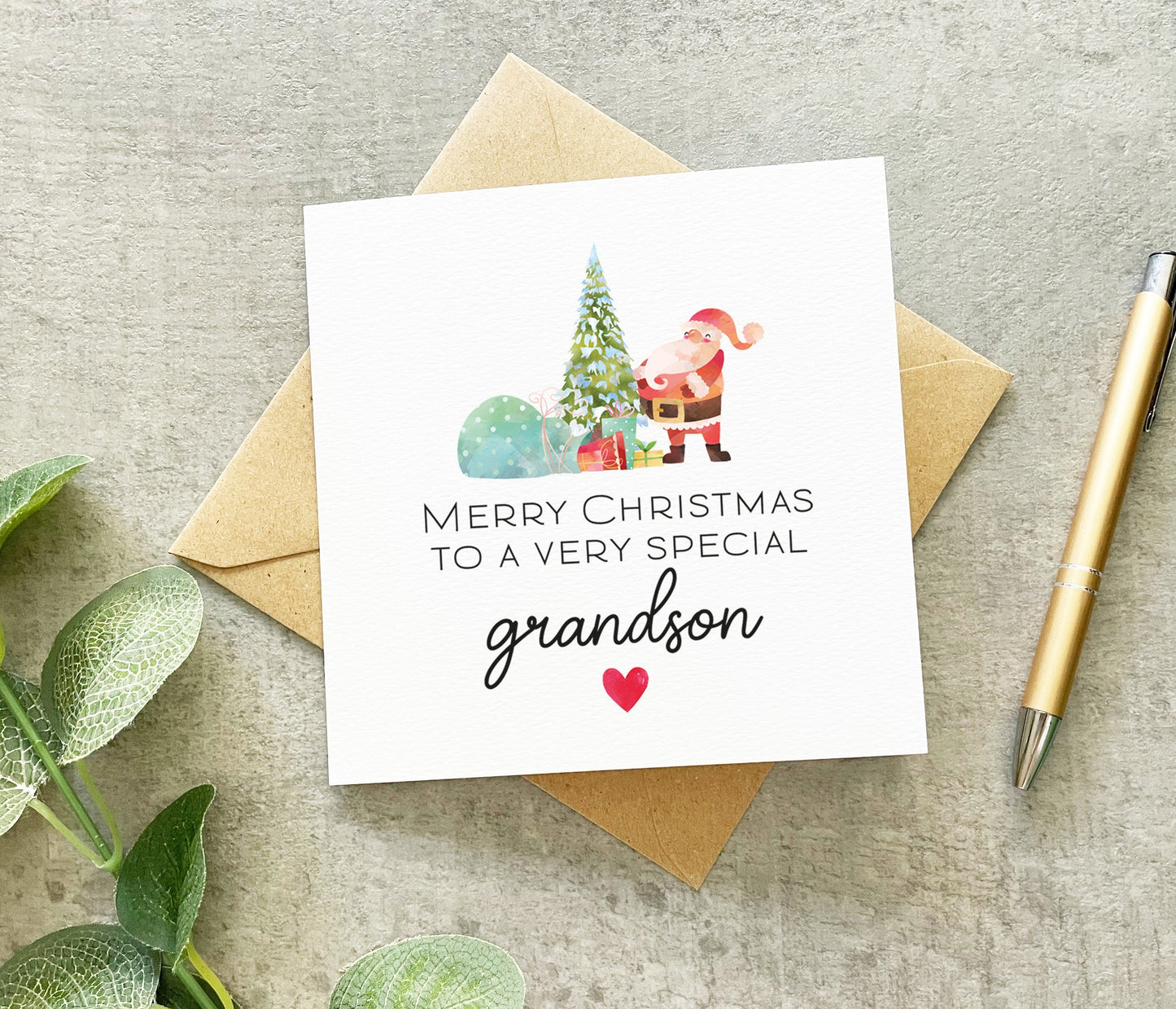 Special Grandson Christmas Card