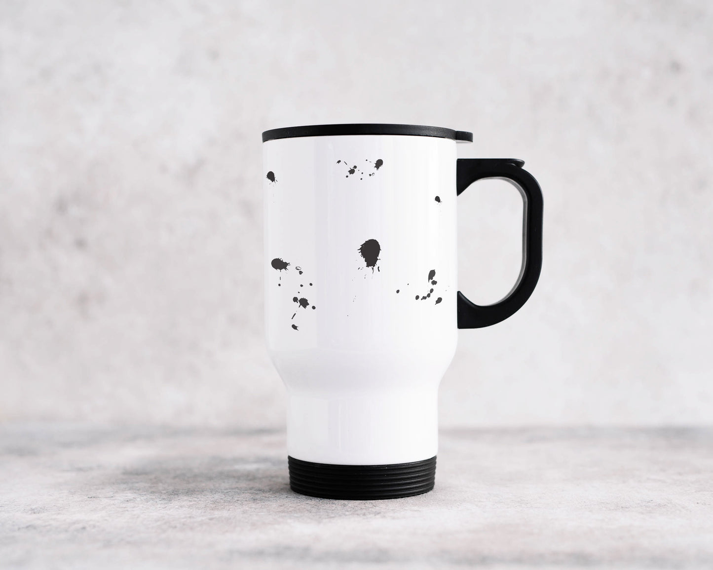 Ink Splatter Travel Mug