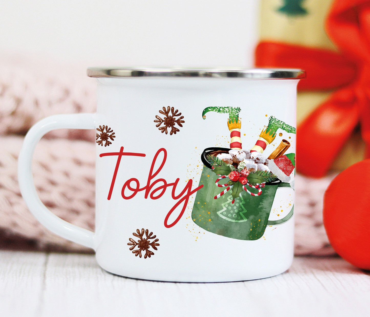 Elf Christmas Mug