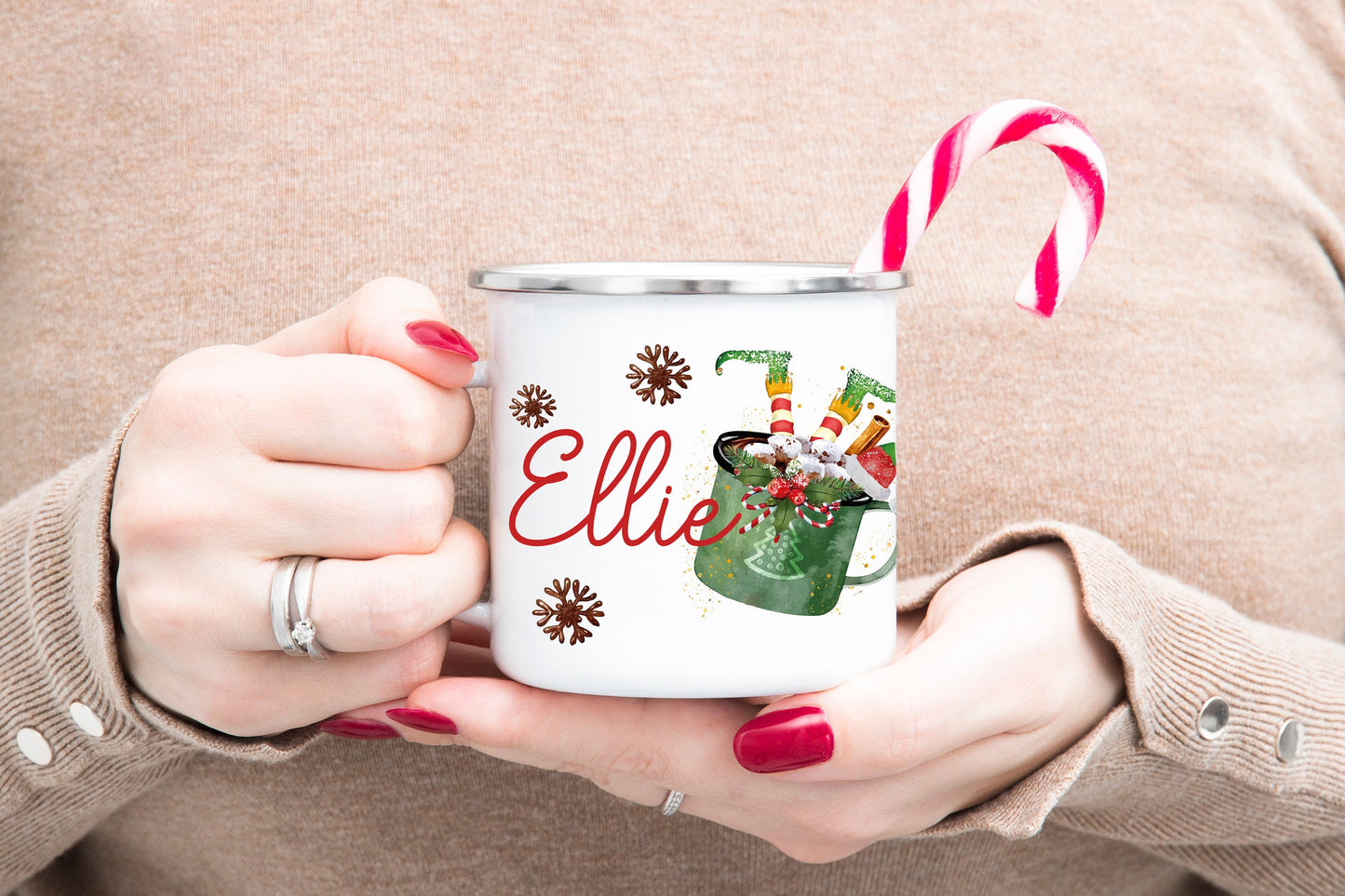 Elf Christmas Mug