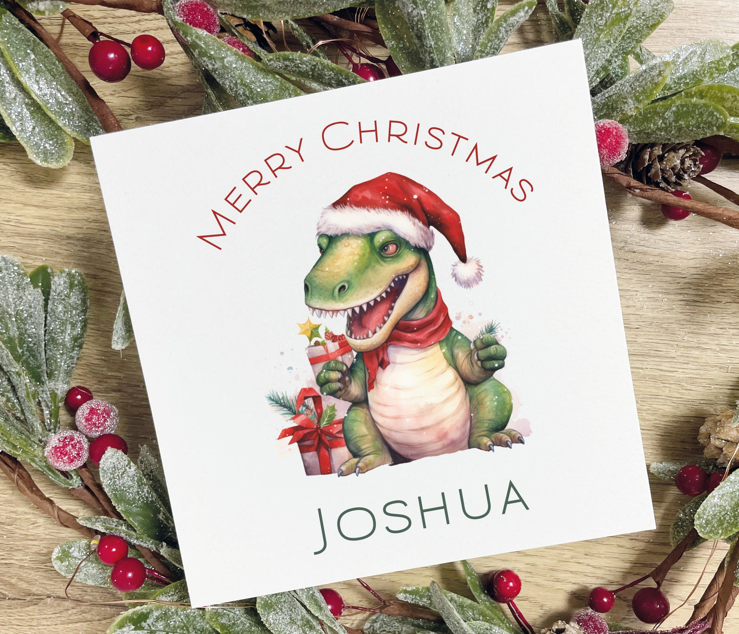 T-REX Christmas Card